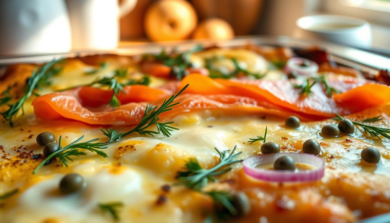 Smoked Salmon Breakfast Casserole