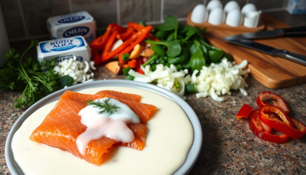 Smoked Salmon Casserole Ingredients